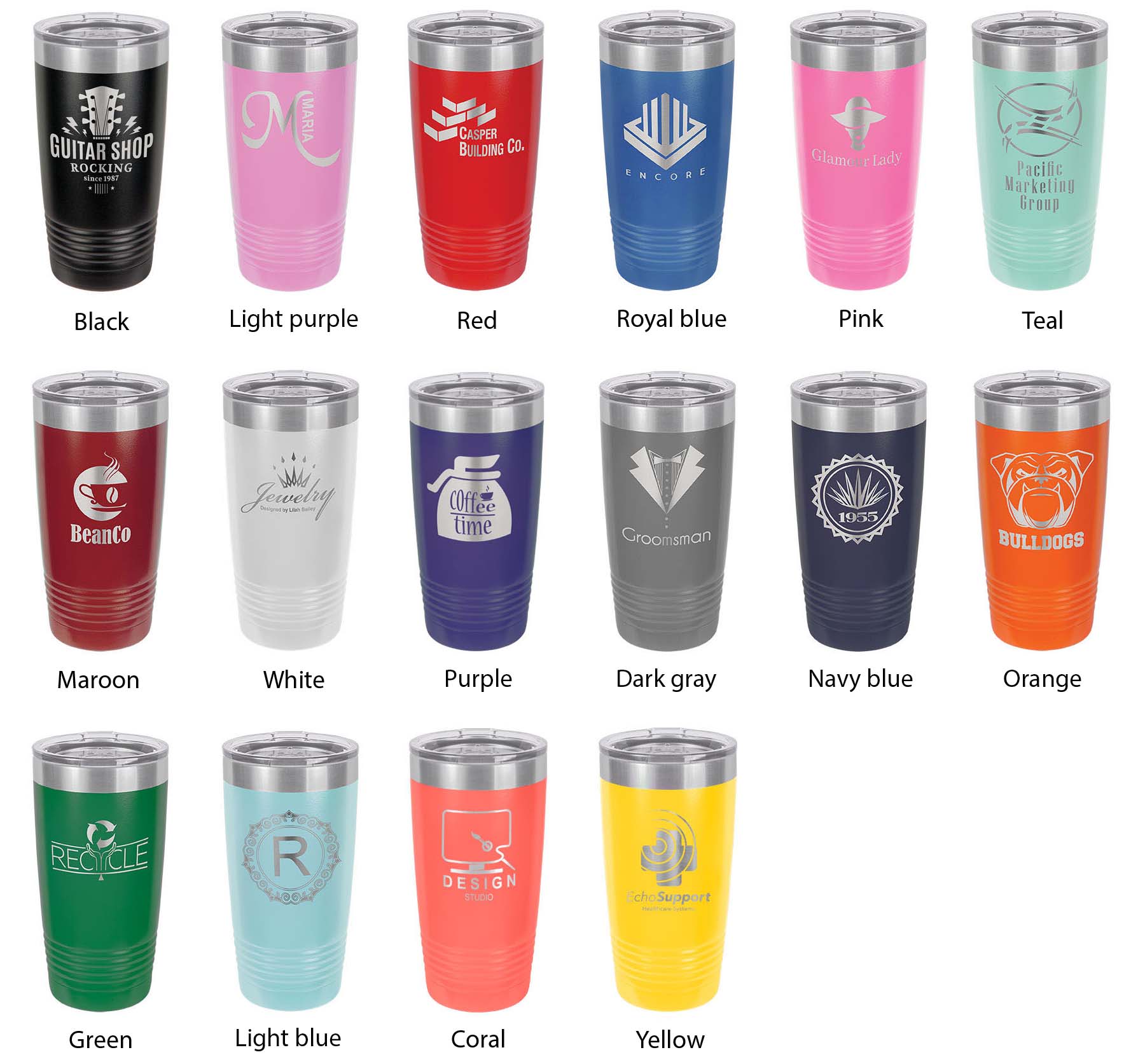 Calamus Reservoir Tumbler Lake Map Travel Mug Insulated Laser Engraved Coffee Cup Nebraska 20 oz-3