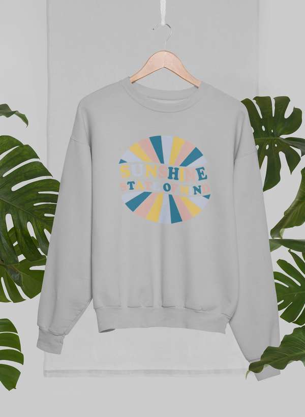 "Sunshine State Of Mind" Graphic Sweatshirt