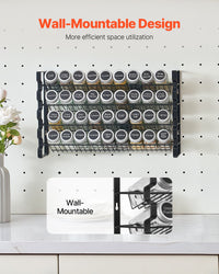 Expandable spice rack organizer for kitchen cabinet and countertop — view 4