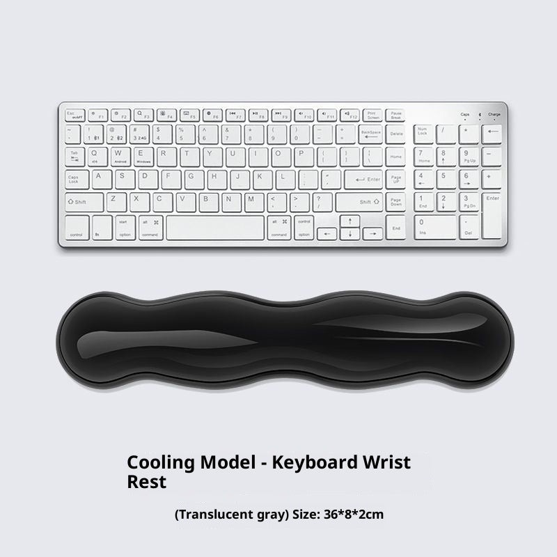 Silicone ergonomic keyboard wrist rest pad — view 7