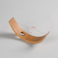 Creative sculptural wine bottle rack shelf on home bar counter — view 3