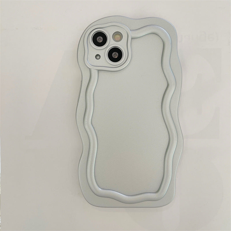 Solid color cloud shaped 3D phone case — view 2