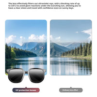 AI smart bluetooth audio sunglasses with call capability — view 2