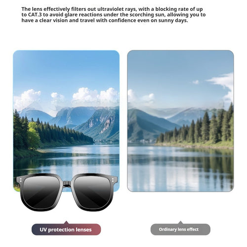 AI smart bluetooth audio sunglasses with call capability — view 2