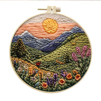 DIY embroidery handmade cloth art material kit — view 2
