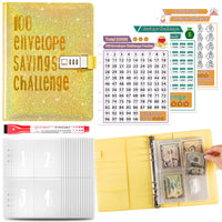 A5 money saving challenge planner and cash stuffing book — view 6