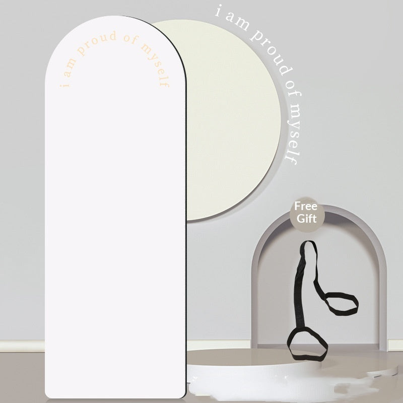 Natural rubber anti slip professional yoga mat rolled out — view 5
