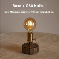 Retro bedside ambient bedroom lamp with warm glow — view 2