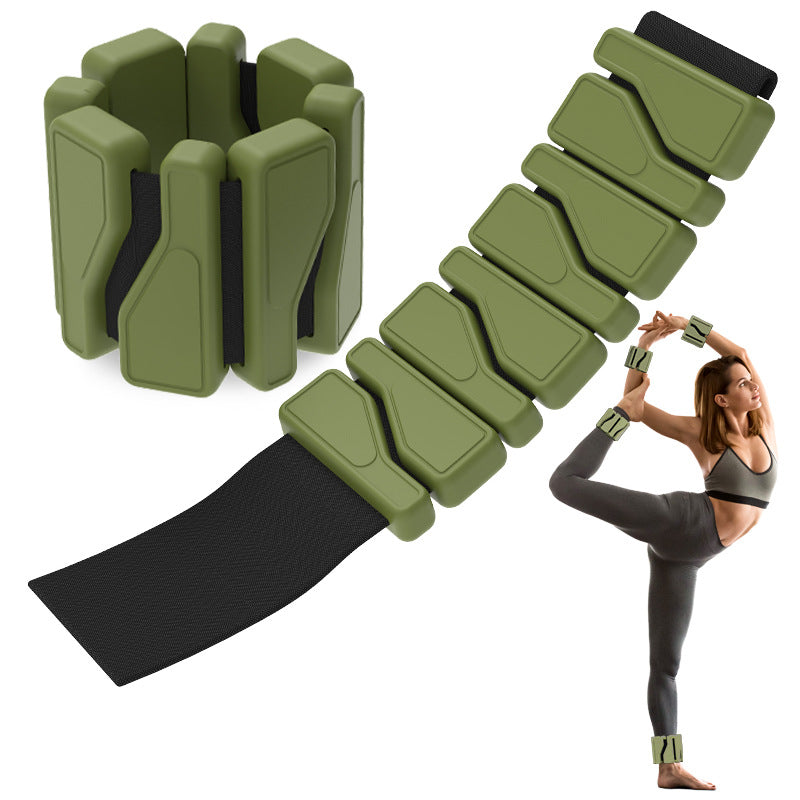 Weighted silicone fitness bracelet invisible wrist ankle weights — view 8