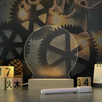 LED message note board and USB night light — view 3
