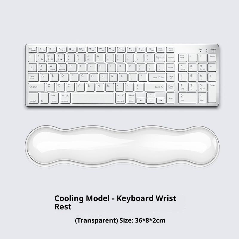 Silicone ergonomic keyboard wrist rest pad — view 10