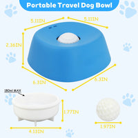 Non-slip spherical anti-choking slow feeder dog bowl — view 4