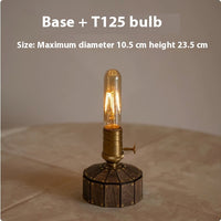 Retro bedside ambient bedroom lamp with warm glow — view 4