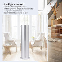 Black aluminum waterless aroma diffuser with remote control — view 3