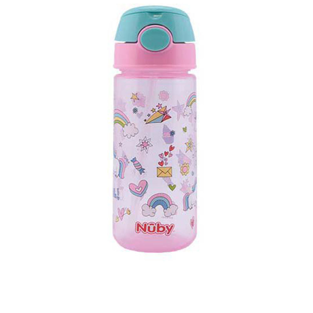 MUG with button and soft straw 3 years+ #pink 540 ml 1 u-0