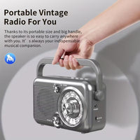 Portable AM/FM/SW Radio with USB & TF Playback