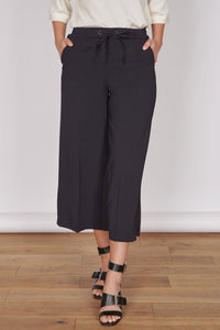 Grace Black Wide Leg Culottes