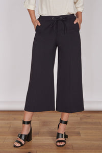Grace Black Wide Leg Culottes