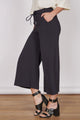 Grace Black Wide Leg Culottes