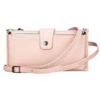 Kaycee Leather Women's Cell Phone Wallet with Strap