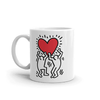 Street Art Heart Print Mug