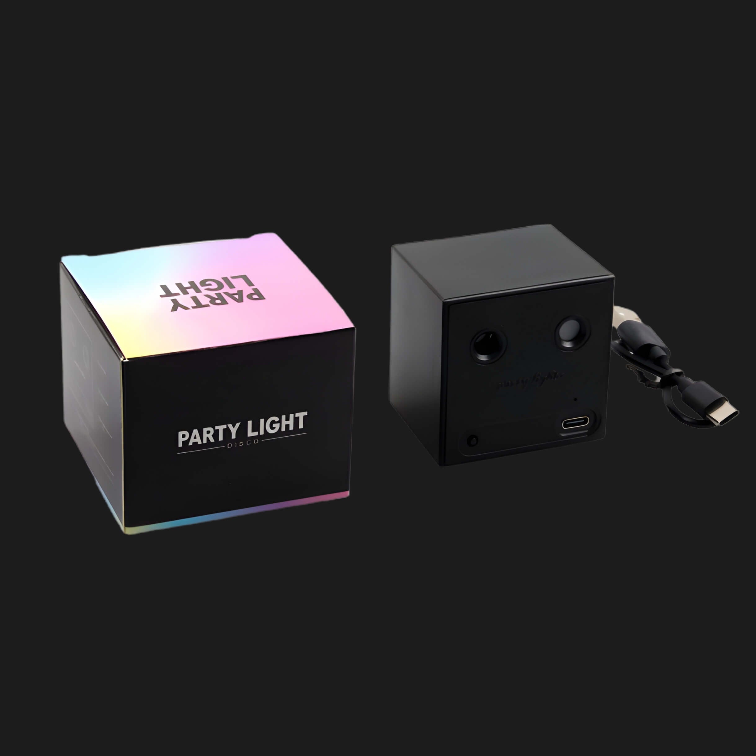 MINI LaserCube X16 Sound Activated Party Laser Lights (Built-In Battery)