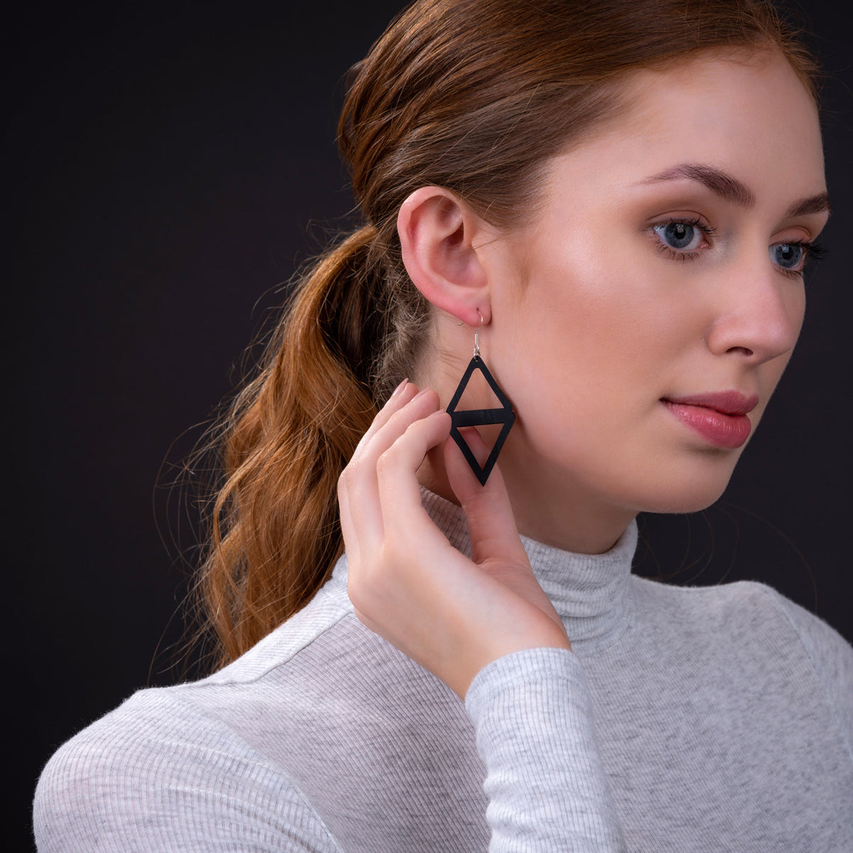 Copenhagen Recycled Rubber Earrings-0