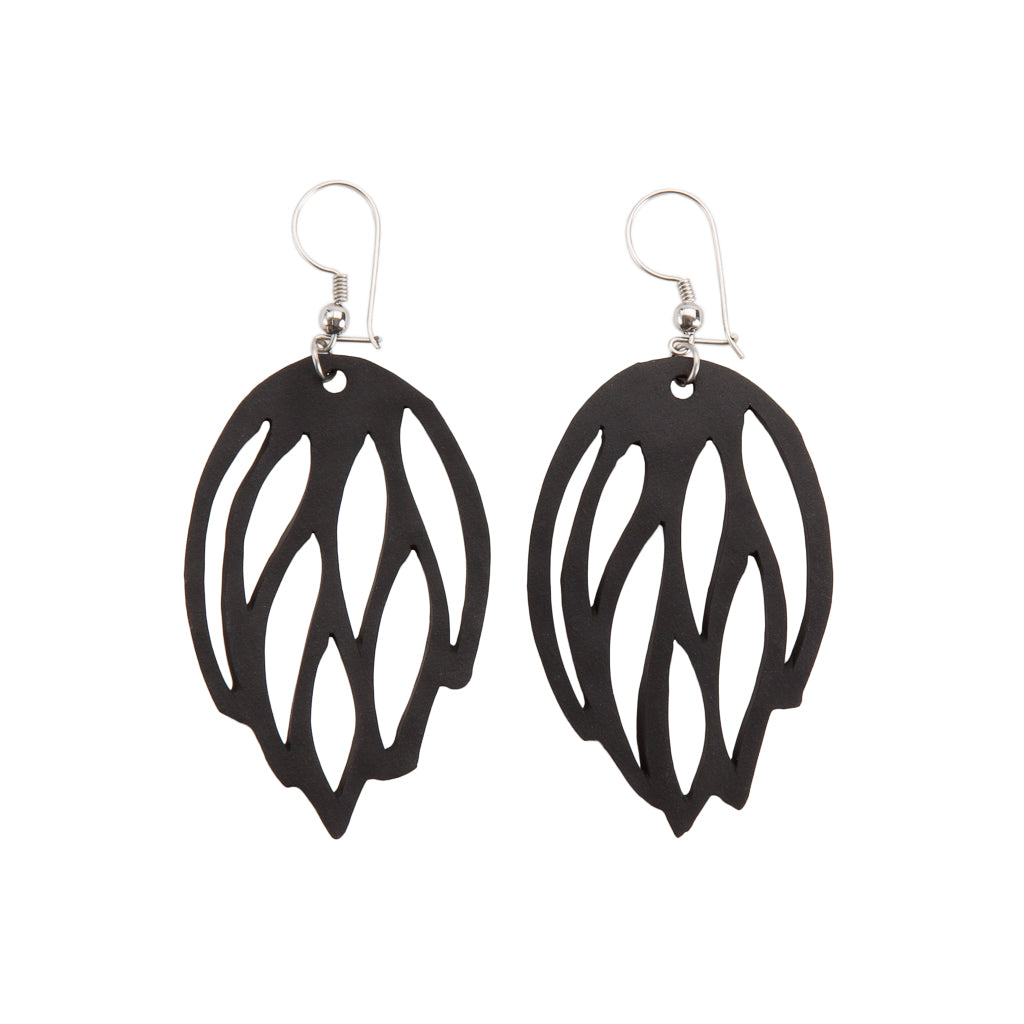 Autumn Recycled Rubber Earrings-1