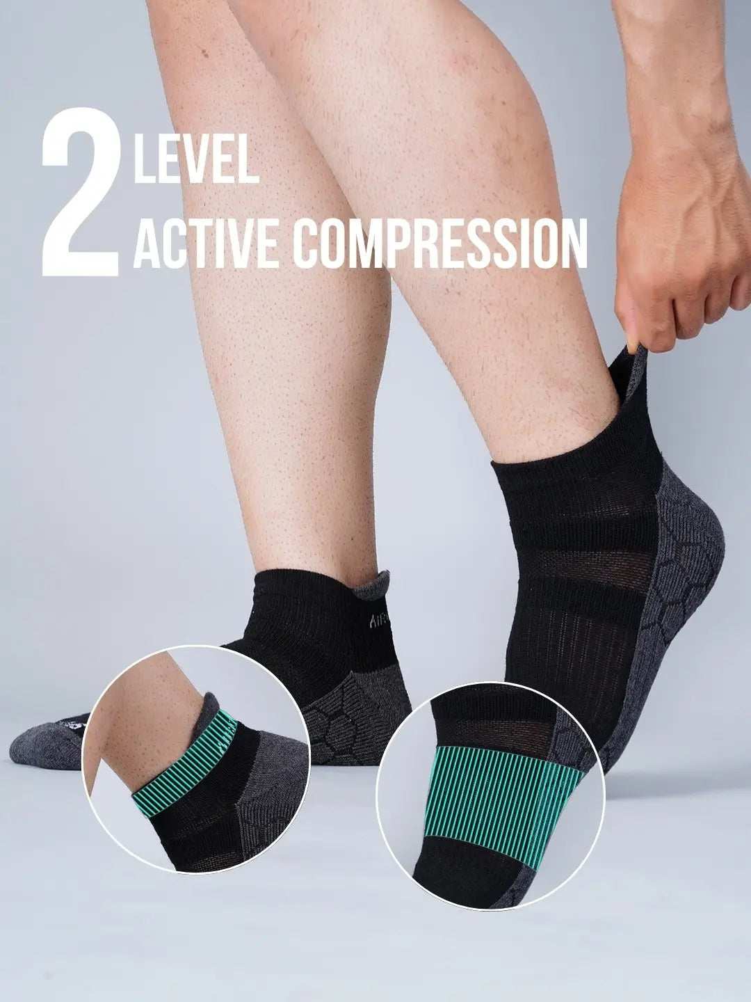 Sports socks for gym, running, hiking and workouts