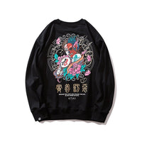 Japanese Demon  Men Harajuku Casual Streetwear