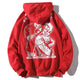 Men Letter Printed Hooded Pullover Sweatshirt Men High Street Fashion Hip Hop Hoodie Streetwear Clothing
