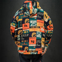 Hip Hop Men Hoodies Spring Autumn Casual Printing Hoodies Sweatshirts Men Oversized loose Hoodies