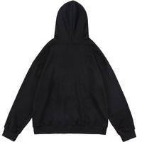 Bear Embroidery Hooded Sweatshirt