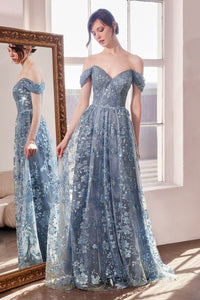 A-Line Dress With Dropped Shoulders