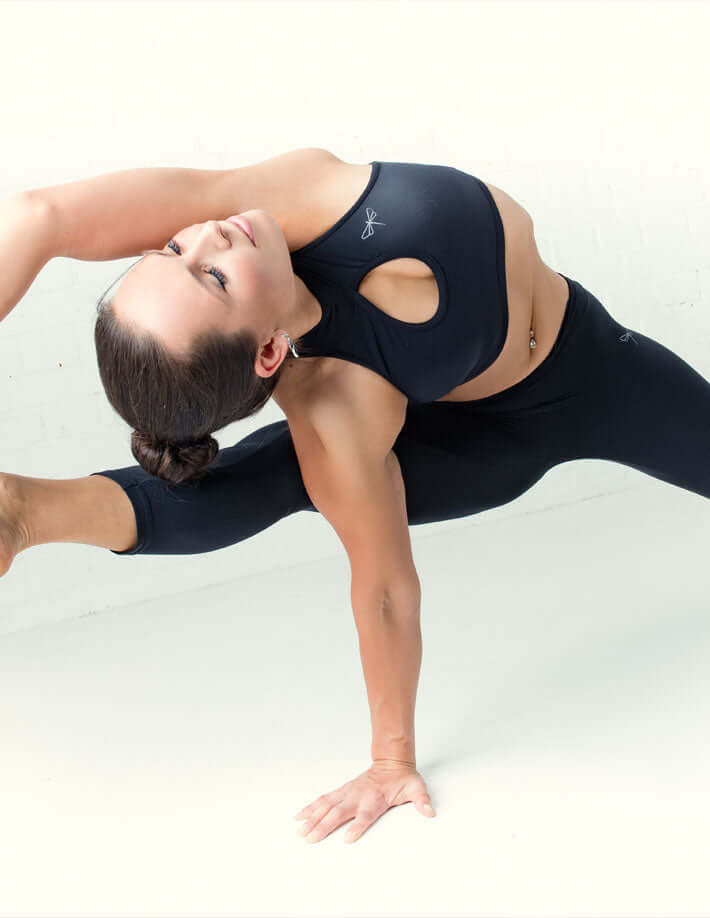 High Neck Backless Sports Bra for Pole & Yoga – Terri