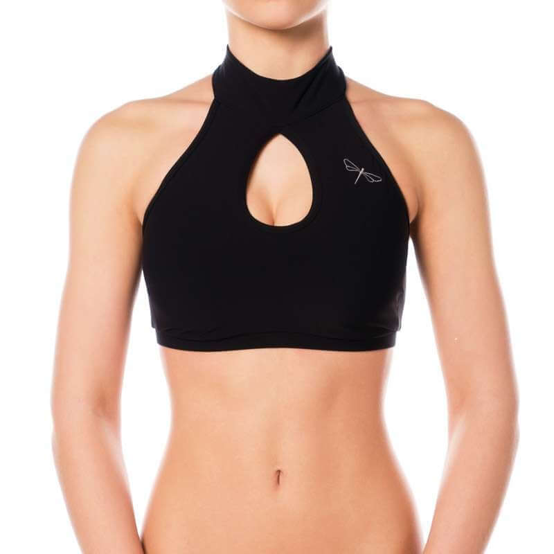 High Neck Backless Sports Bra for Pole & Yoga – Terri