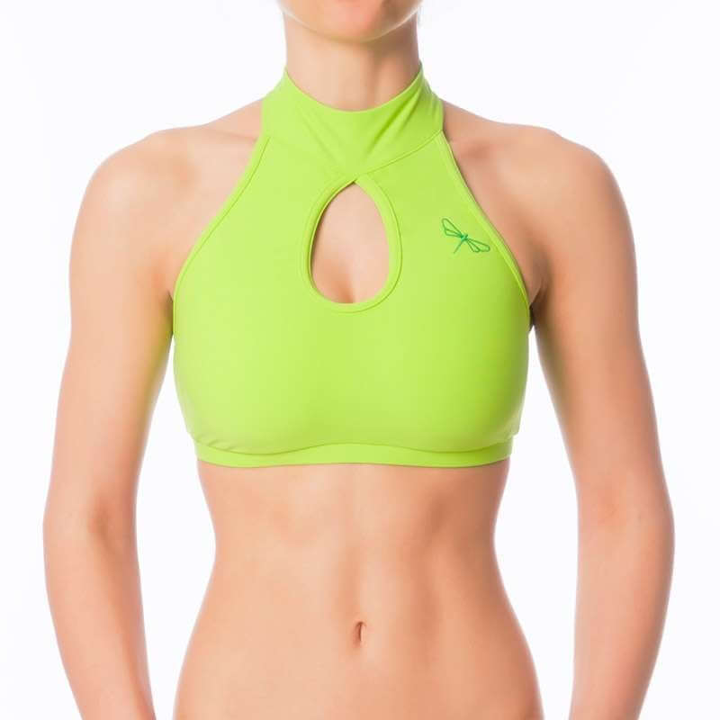 High Neck Backless Sports Bra for Pole & Yoga – Terri