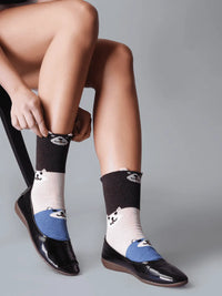 Women's Socks Bundle - 12 Pairs Crew & Ankle Mix - Comfortable Cotton Blend-4